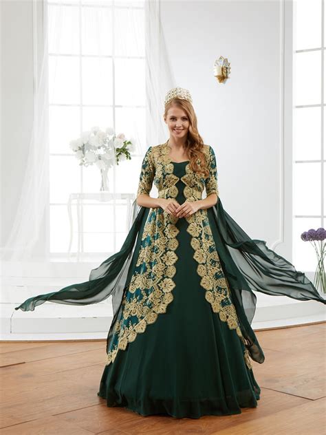 There's a dress for every mood. Bridal Green Kaftan Dress | Kaftan Dresses | Kaftan Set ...