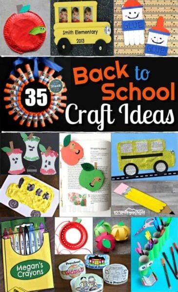 35 Back To School Crafts