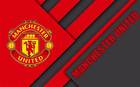 Free and easy to download. Download wallpapers Manchester United, MU, logo, black red ...
