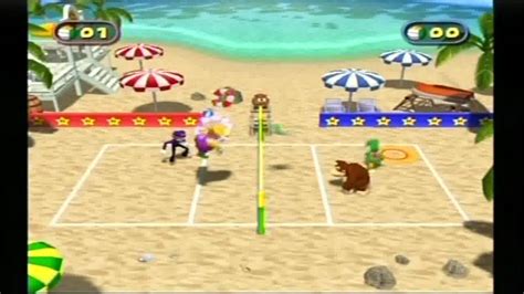 Mario Party 4 Beach Volley Folley Battle Mode Youtube