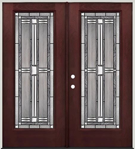 Fiberglass Prehung Exterior Double Door Sunnyclan