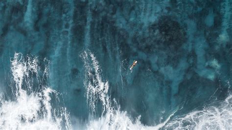 Ocean Waves Aerial View Wallpapers Wallpaper Cave