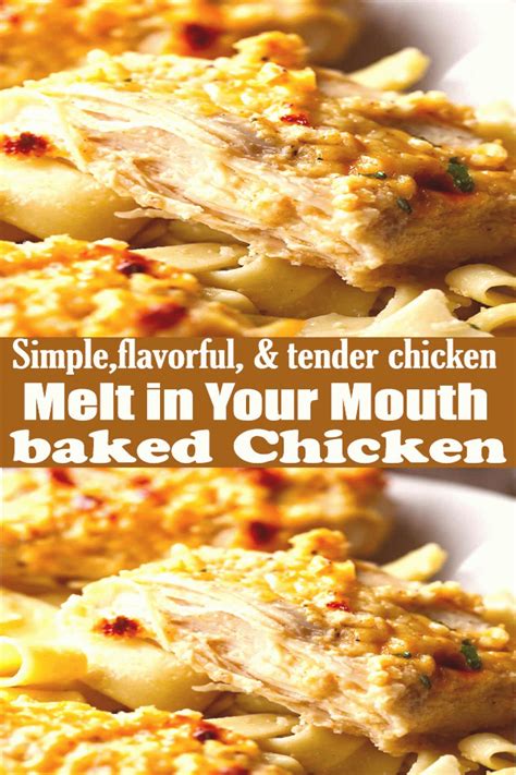 Bake at 375°f for 45 minutes. Melt in Your Mouth baked Chicken in 2020 | Flexitarian ...