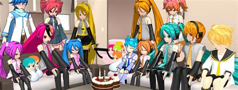 Vocaloid Birthday Party By Nestiebot On Deviantart