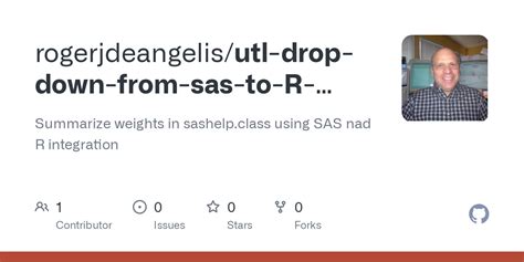 Github Rogerjdeangelis Utl Drop Down From Sas To R And Summarize