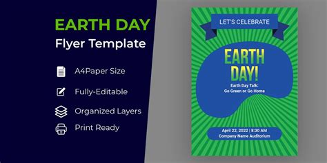Earth Day Posters Happy Earth Website Layout Cmyk Color Lets