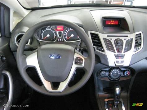 2012 Ford Fiesta Se Sedan Charcoal Black Dashboard Photo 53130400