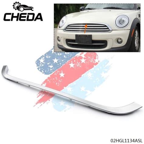 Fit For 09 15mini Cooper R55 R56 R58 R59 Molding Chrome Grille Hood