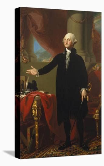 George Washington Lansdowne Portrait 1796 Stretched Canvas Print
