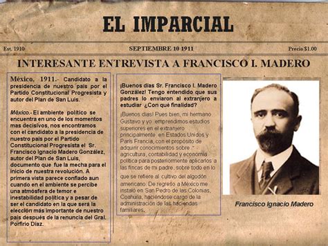 Historia Kristy Entrevista A Francisco I Madero