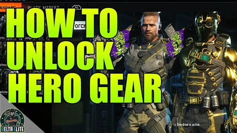 Black Ops How To Unlock Hero Gear For Specialists Bo Classified Armor Youtube
