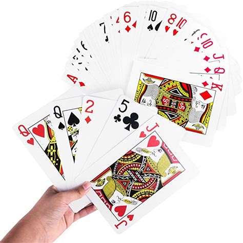Super Z Outlet Giant Jumbo Deck Of Big Playing Cards Fun