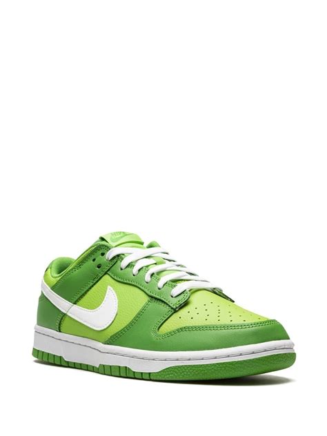 Nike Dunk Low Retro Sneakers In Green Modesens