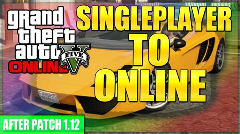 Gta 5 Glitches Single Player To Online Glitch Get Free Carsweapons