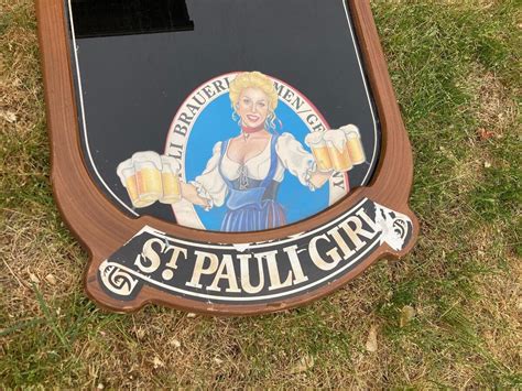saint pauli girl advertising sign 20” x 30”