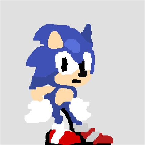 Pixilart Sonic Hd Sprite By Sonic Gamer