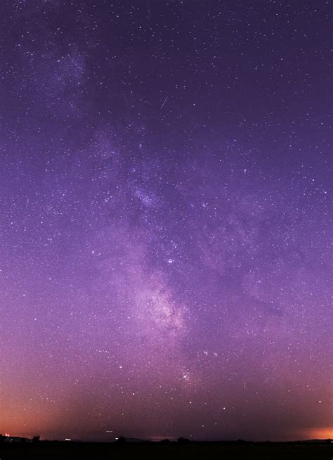 840x1160 Resolution Milky Way Galaxy Purple Night Sky 840x1160