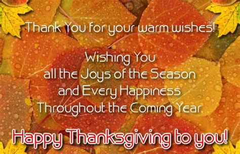 Thanks For Ur Warm Wishes Free Thank You Ecards Greeting Cards 123