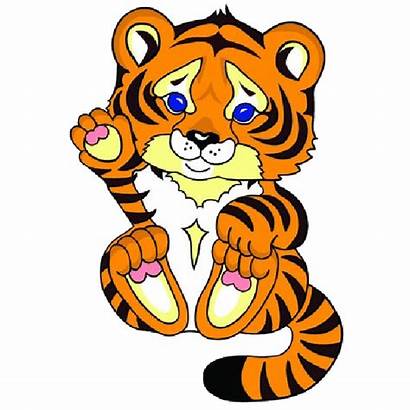 Tiger Clipart Cartoon Transparent Clip Tigers Cat