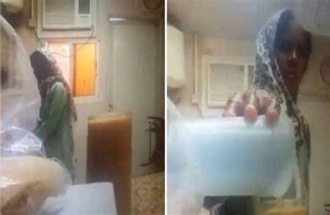 Bizarre Maid Caught On Camera Pouring Urine Into Her Bosss Orange