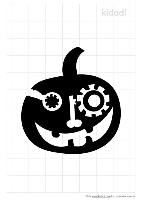 Free Steampunk Pumpkin Stencil Stencil Printables Kidadl