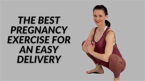 Pregnancy Yogi Squat And Modifications Best Pregnancy Exercise For Easy Delivery Youtube