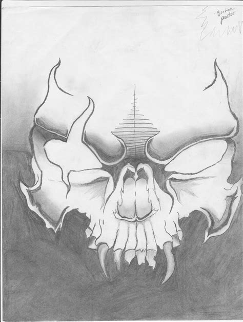 Demon Skull By Uberemo453 On Deviantart