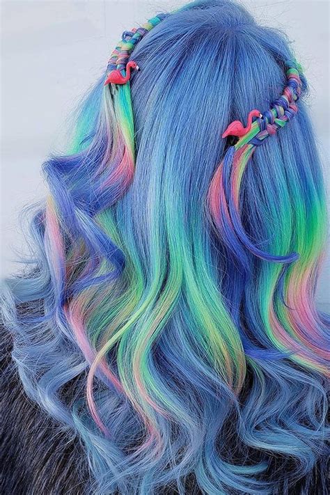 Colorful Unicorn Rainbow Hair That Will Make You Feel Magical 🦄