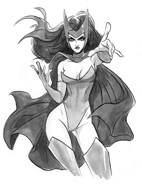 Scarlet Witch By Babs Tarr Scarlet Witch Marvel Drawings Marvel Artwork