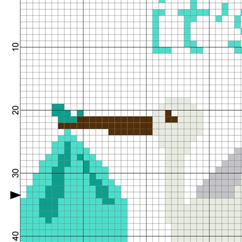 A color printer works best for this, so you can easily wall hangings, pillows, toys and placemats are just a few of the many projects you can make with free cross stitch patterns. Baby Boy Stork Delivery Cross Stitch Pattern - Daily Cross ...