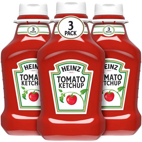 Heinz Tomato Ketchup 3 44 Oz Bottles
