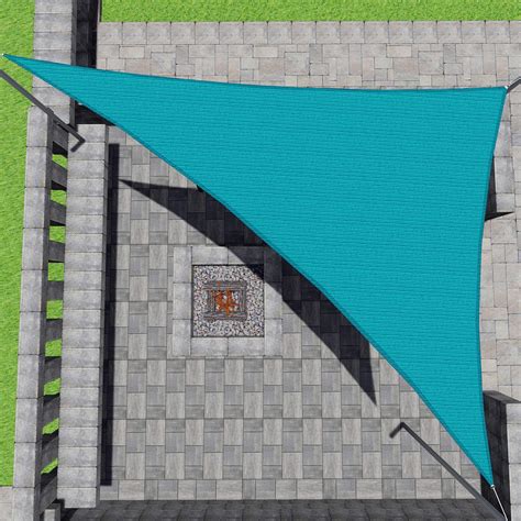 Buy Patio Paradise Turquoise 12 X12 X17 Sun Shade Sail Canopy Awning Fabric Cloth Screen U V