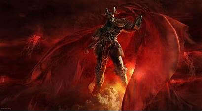 Wallpapers Hell Fantasy Heaven Judge Background Demon