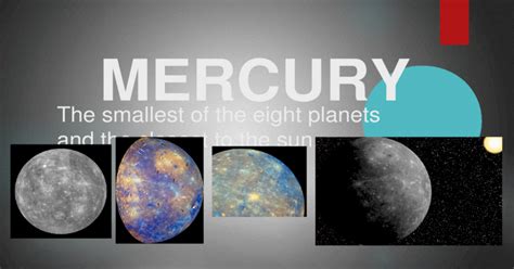 Mercury The Smallest Of The Eight Planets And The Closest To The Sun
