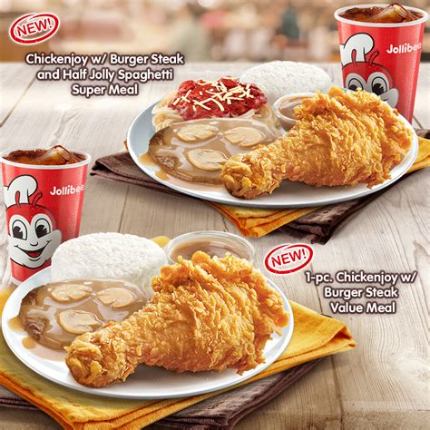 Introducing Jollibee Chickenjoy With Burger Steak Value Meal Out Of