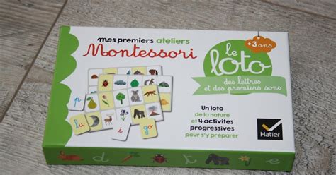 Mes Premiers Ateliers Montessori Le Loto Des Lettres Et Des Premiers