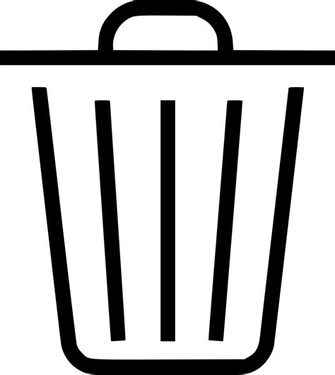 Trash Can Icon Icon Png Download Original Size Png Image Pngjoy