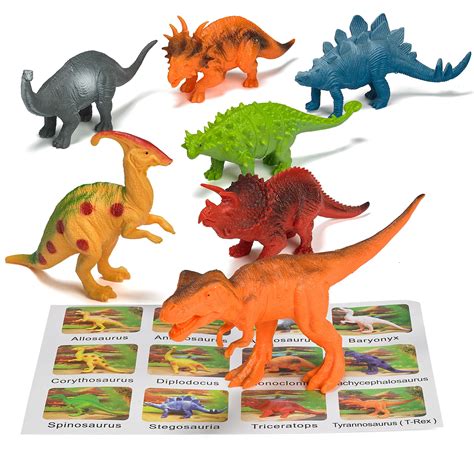 Mua Prextex Realistic Looking 7 Dinosaurs Pack Of 12 Toys For Boys And