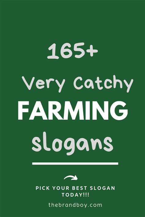 Catchy Farming Slogans And Taglines Farming Slogans Slogan Farm My
