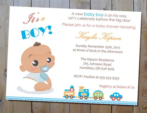 Join us for a couple shower in the honor of jack and amy. The Best Wording For Boy Baby Shower Invitations | FREE ...