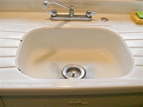 Nbi drainboard sinks a unique selection of vintage inspired farmhouse kitchen drainboard sinks wall mount bathroom sinks faucets accessories and more free only recycledrelics vintage farmhouse porcelain drainboard granite sink 42l x k10 x k8 28w x. Joe replaces a vintage porcelain drainboard kitchen sink ...