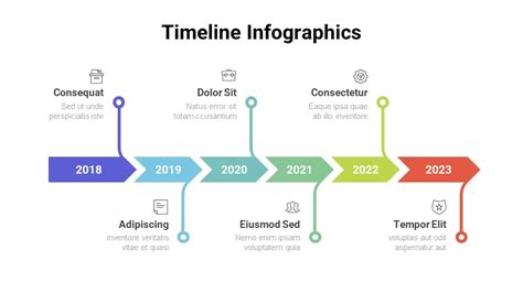 Free Timeline Infographics Template