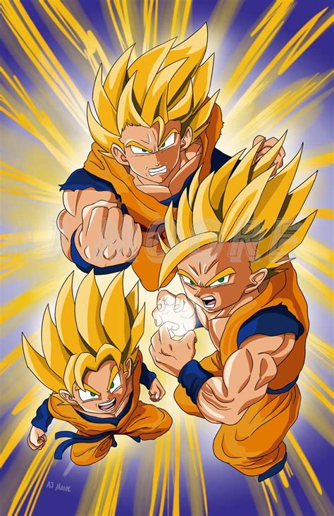 17 ) super saiyan 2 gohan is stronger than power weighted cell, since he one. Goku, Gohan, Goten, Super Saiyan Dragonball Z | Dragon ...