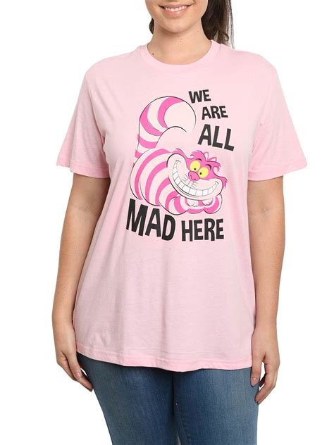Disney Disney Alice In Wonderland Cheshire Cat T Shirt Pink Womens