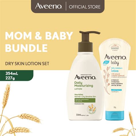 Jual Aveeno Mom And Baby Set Aveeno Daily Moisturizing Lotion 354ml