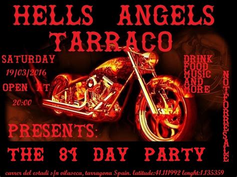 Hells Angels Tarraco The 81 Day Party 2016 Hells Angels Mc Moscow
