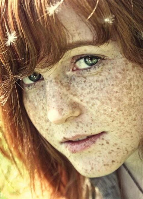 Freckles And Redhair And Green Eyes Enough Said Im Hooked