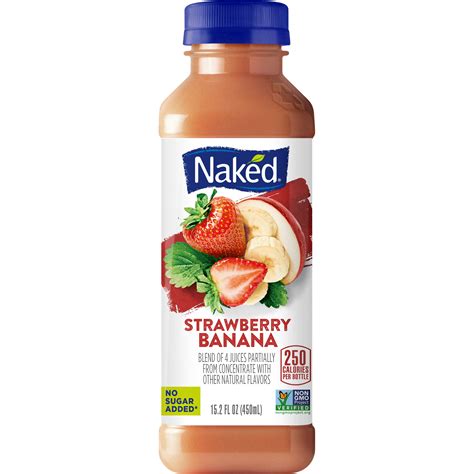 Naked Juice Strawberry Banana 15 2 Fl Oz Walmart Com