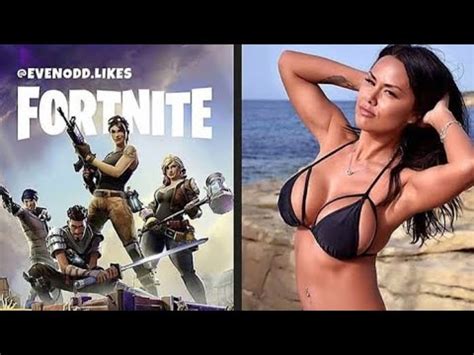 Strip Fortnite Challenge With A Hot Instagram Model Fortnite Battle Royale Youtube
