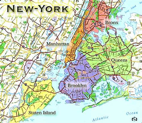 Map Of New York United States